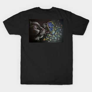 Cat and butterflies T-Shirt